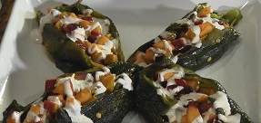 Chile Rellenos en Nogada – Stuffed Poblano Peppers with Creamy Pecan Sauce